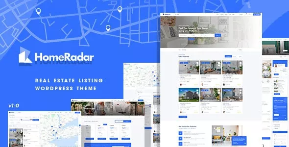 HomeRadar v1.0.5 - Real Estate WordPress Theme