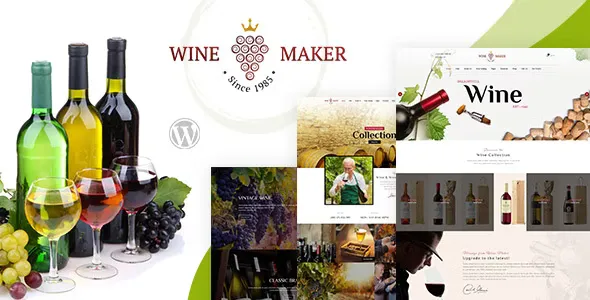 Wine Maker v3.0 - Winery WordPress Shop