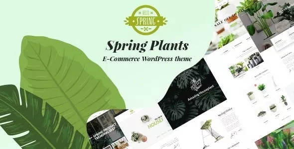 Spring Plants v3.3 - Gardening & Houseplants WordPress Theme