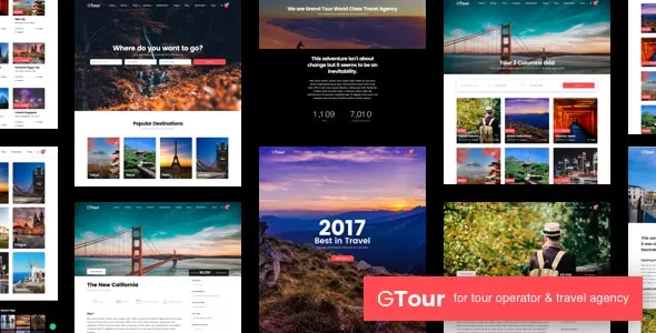 Grand Tour v5.3.13 - Travel Agency WordPress