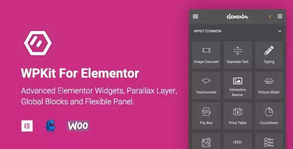 WPKit for Elementor v1.1.0 - Advanced Elementor Widgets Collection & Parallax Layer