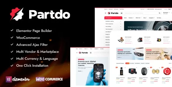 Partdo v1.1.5 - Auto Parts and Tools Shop WooCommerce Theme