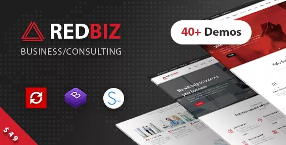 RedBiz v1.2.9 - Finance & Consulting Multi-Purpose Theme
