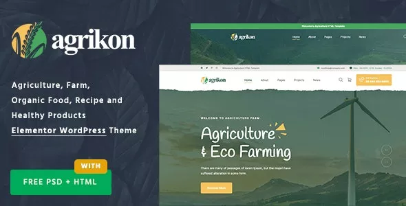 Agrikon v1.2.3 - Organic Food & Agriculture WooCommerce Theme