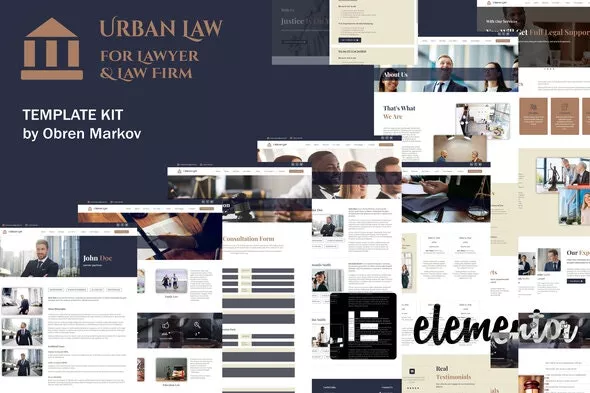 Urban Law v1.0.1.1 - Lawyer & Law Firm Elementor Template Kit