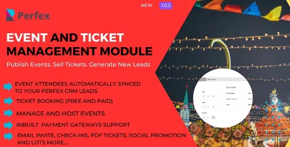 Event Management and Ticket Booking Module for Perfex v1.0.2