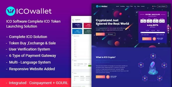 ICOWallet v3.0 - ICO Script | Complete ICO Software and Token Launching Solution
