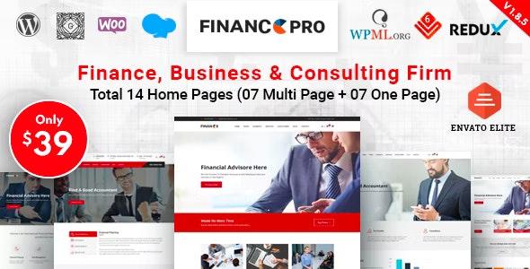 Finance Pro v1.8.8 - Business & Consulting WordPress Theme