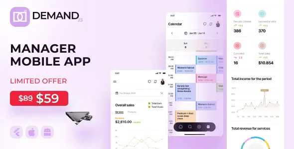 On-Demand24 - Manager Application (iOS & Android)