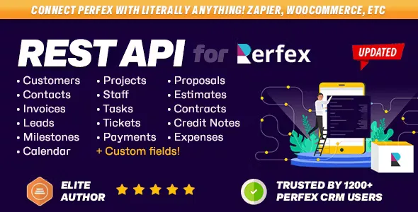 REST API Module for Perfex CRM v2.0.4 - Connect Your Perfex CRM with Third Party Applications
