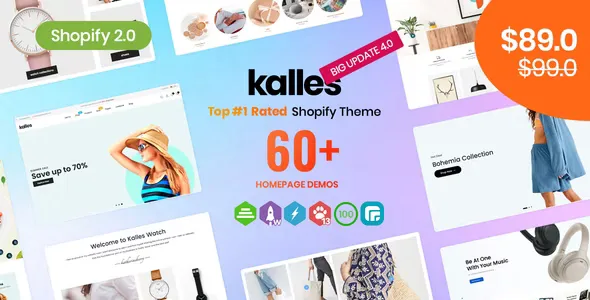 Kalles v4.3.0 - Clean, Versatile, Responsive Shopify Theme - RTL Support
