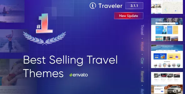 Traveler v3.1.2.1 - Travel Booking WordPress Theme