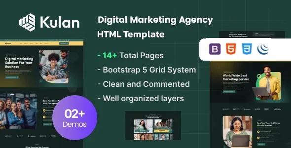 Kulan - Digital Marketing Agency HTML Template