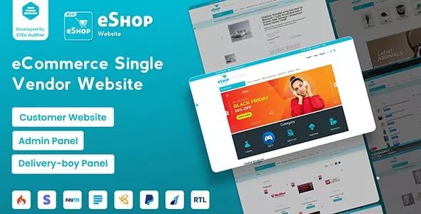 eShop Web v4.0.5.1 - eCommerce Single Vendor Website | eCommerce Store Website