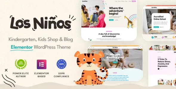 Los Ninos v1.0.10 - Children Education WordPress Theme
