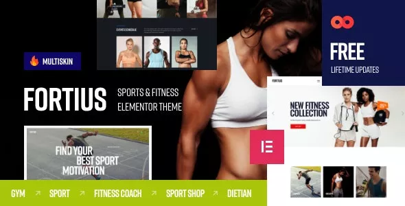 Fortius v2.3.0 - Sports & Fitness Elementor WordPress Theme