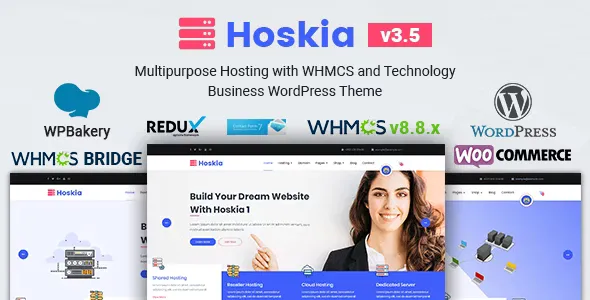 Hoskia v3.5 - Multipurpose Hosting with WHMCS Theme