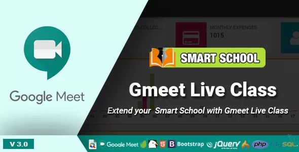 Smart School Gmeet Live Class v3.0