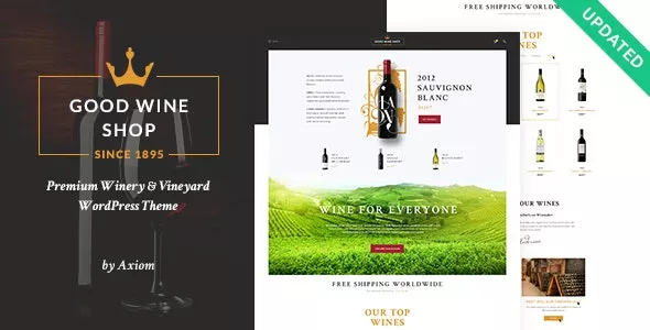 Good Wine v1.1.10 - Vineyard & Winery Shop WordPress Theme
