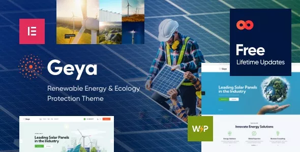 Geya v1.6 - Renewable Energy & Ecology Protection WordPress Theme