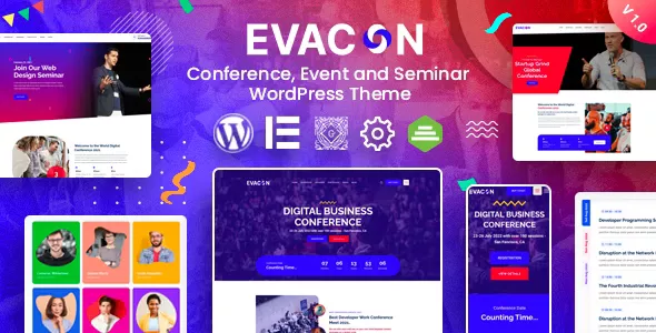 Evacon v1.0.7 - Event & Conference WordPress Theme