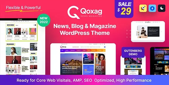 Qoxag v2.0.6 - WordPress News Magazine Theme