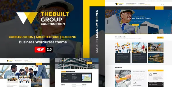 TheBuilt v2.6.2 - Construction and Architecture WordPress Theme