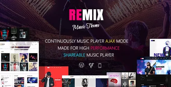Remix Music Theme v3.9.9