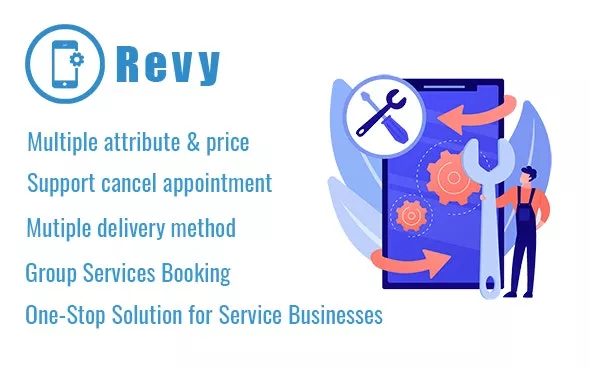 Revy v1.18 - WordPress Booking System for Repair Service Industries