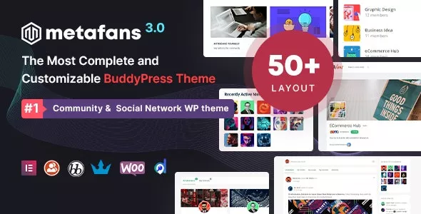 MetaFans v3.3.5 - Community & Social Network BuddyPress Theme