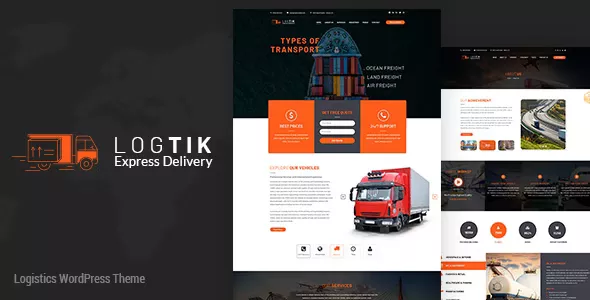 Logtik v2.0 - WP Logistics, Cargo & Transportation