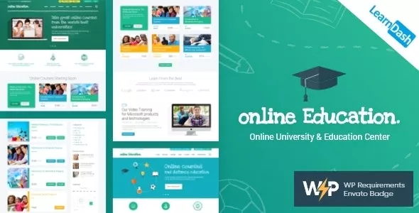 Education Center v3.6.6 - LMS Online University & School Courses Studying WordPress Theme