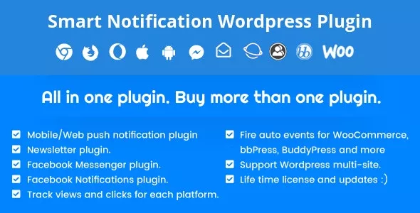 Smart Notification Wordpress Plugin v9.3.7