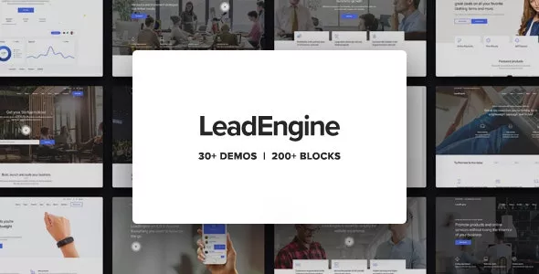 LeadEngine v4.6 - Multi-Purpose WordPress Theme with Page Builder
