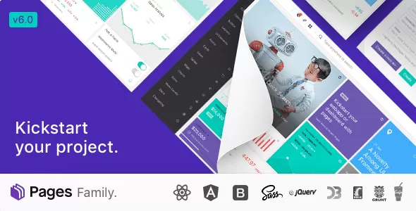 Pages v6.0 - Admin Dashboard Template