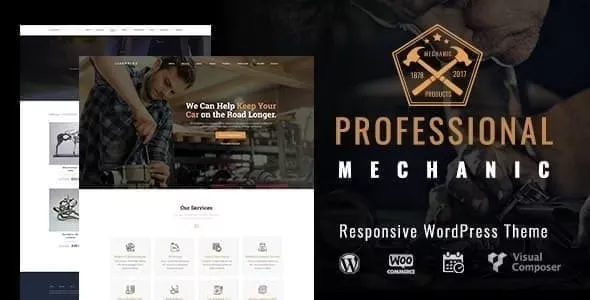 Mechanic v1.1.1 - Auto Repair WordPress Theme