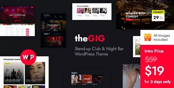 The Gig v1.9.0 - Stand-up Club & Night Bar WordPress Theme