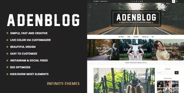 Aden v3.1.8 - A WordPress Blog Theme