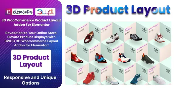 BWD 3D WooCommerce Product Layout Addon for Elementor