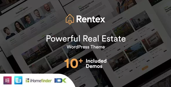 Rentex v1.8.0 - Real Estate WordPress Theme