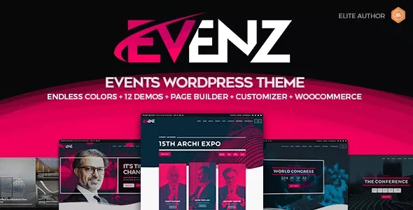 Evenz v1.6.0 - Conference and Event WordPress Theme