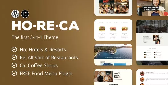 HoReCa v1.1 - Hospitality Industry Theme