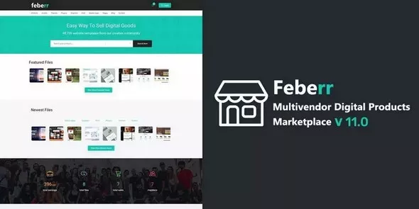 Feberr v11.0 - Multivendor Digital Products Marketplace