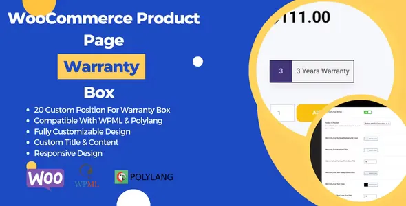 WooCommerce Product Page Warranty Box