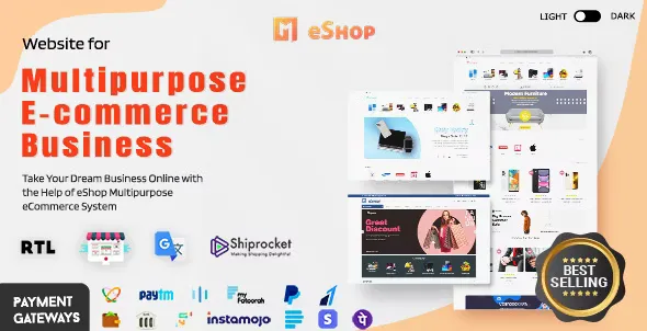 eShop Web v2.8.2 - Multi Vendor eCommerce Marketplace / CMS
