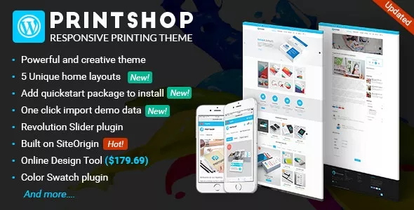 Printshop v4.8.0 - WordPress Responsive Printing Theme