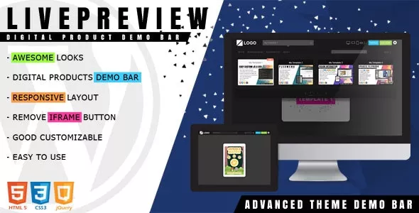 LivePreview v1.2.3 - Theme Demo Bar for WordPress