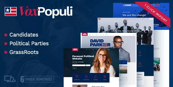 Vox Populi v1.1.1 - Political Party, Candidate & Grassroots