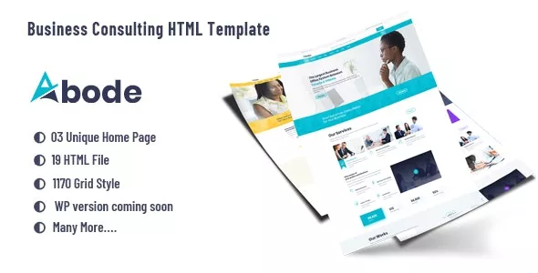 ABODE - Consulting, Finance, Business HTML5 Bootstrap 4 Template