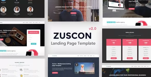 Zuscon v2.0.0 - Bootstrap 5 Landing Page Template